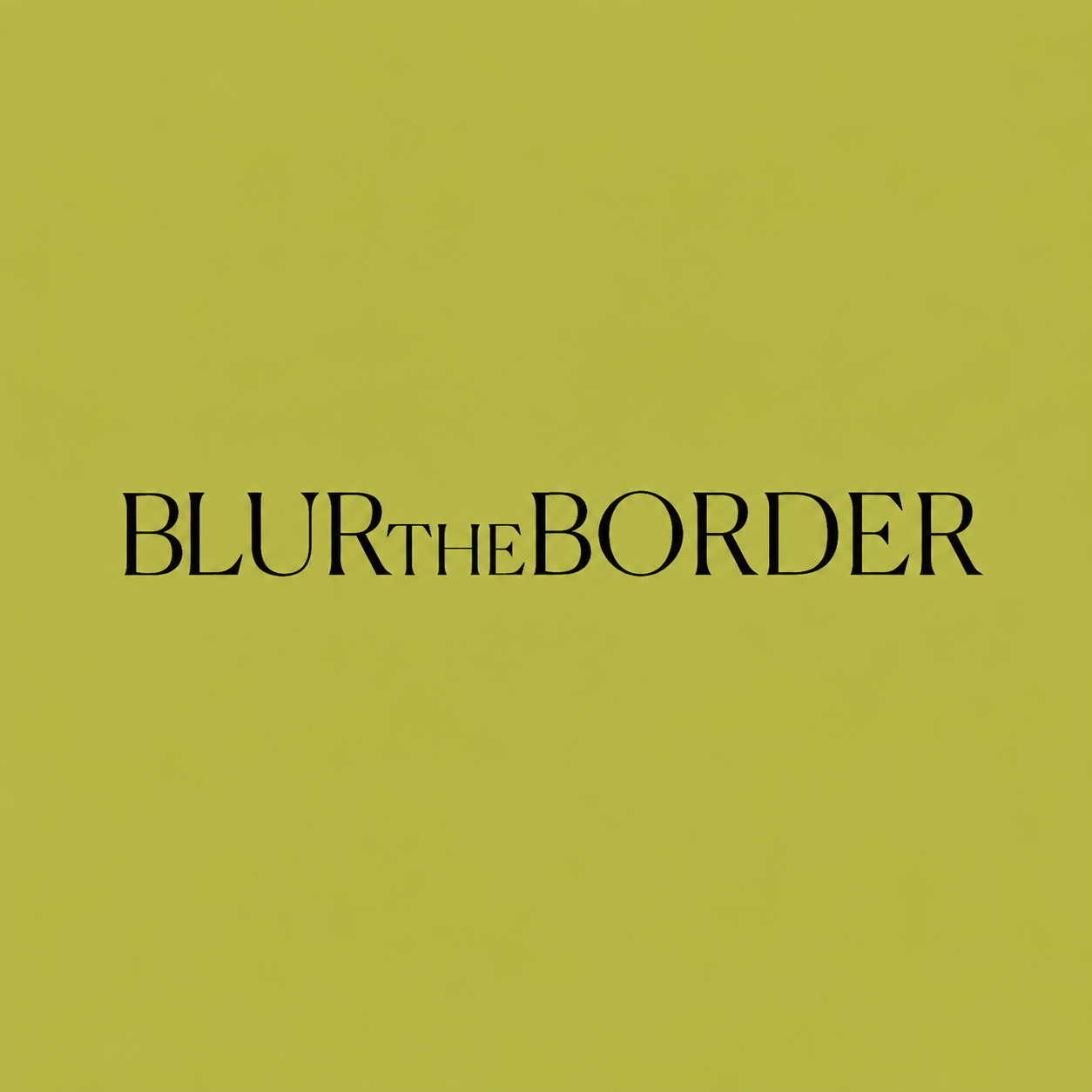 Blur the Border logo